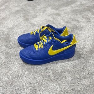 Nike Royal Blue Sneakers with Yellow Highlights